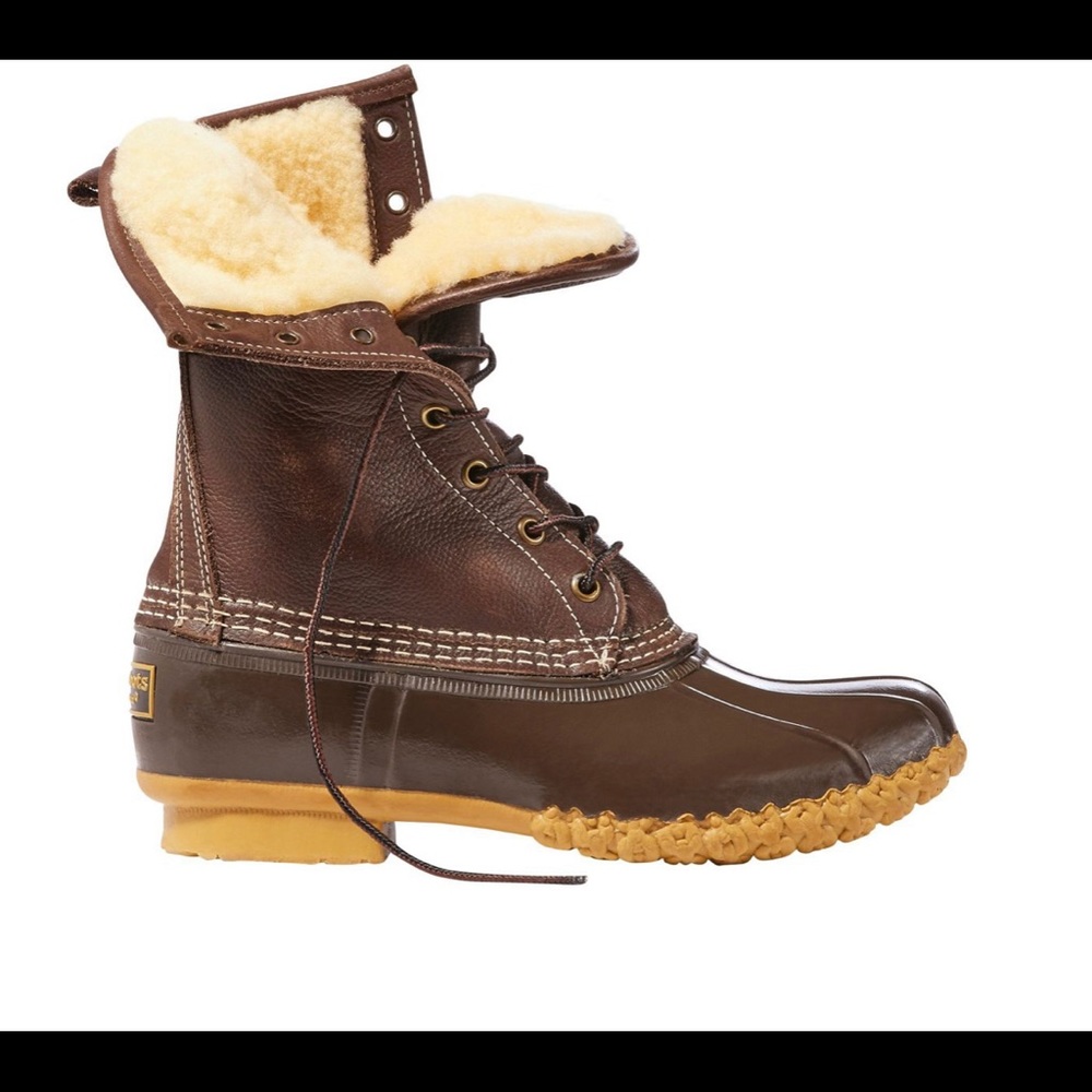 Used LL Bean Brown Winter Boots